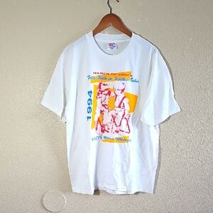 Vintage 1994 Hanes March Of Dimes Foley's Walks For Healthier Babies.